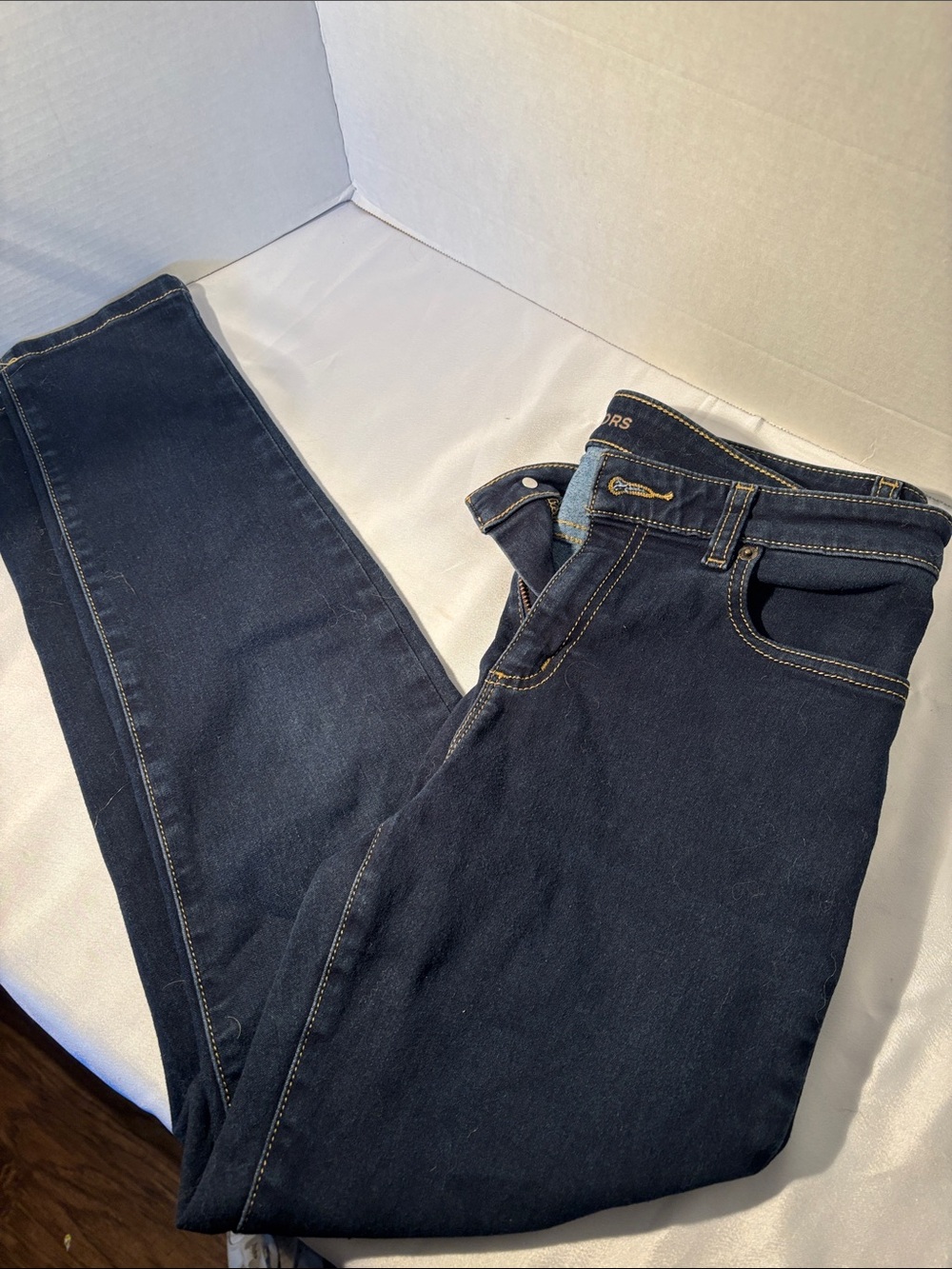 Michael Kors Women’s Skinny Jeans in Dark Blue Denim